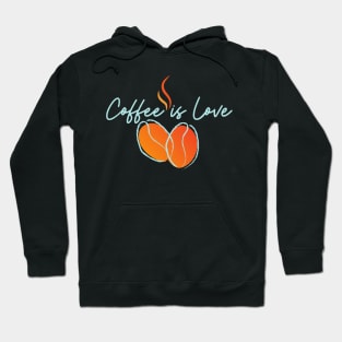 Coffee is Love - Kaffee liebe Dampf Hoodie